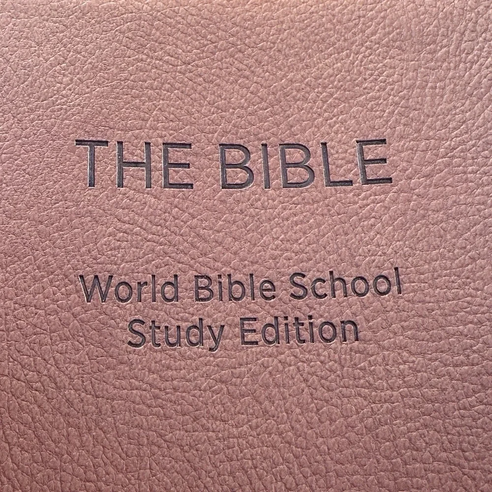 The Bible NASB World Bible School Study Edition WBS Christianity Religious Jesus